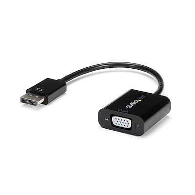 DisplayPort - VGA アクティブ変換アダプタ／1080p／DP - VGA モニターケーブルアダプタ／デジタル - アナログコンバータ
