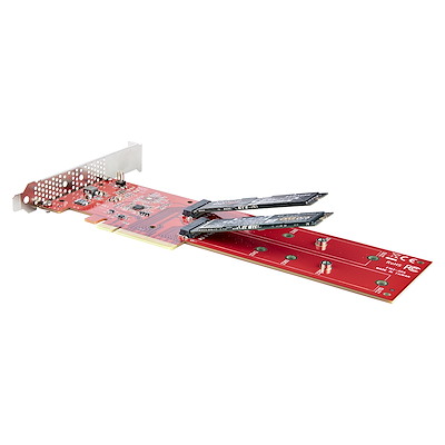 Dual M.2 NVMe / AHCI | PCIe 4.0 x8 or x16 Slot | Bifurcation