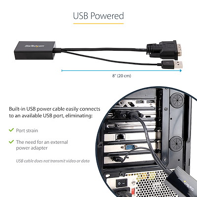 DVI - DisplayPort 変換アダプタ USBバスパワー対応 - ビデオ