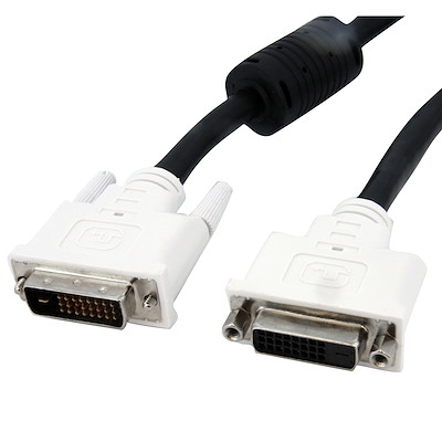 18+1 Cable Single Link Fosmon Câble DVI vers DVI Câble DVI-D Mâle vers DVI-D Mâle vers Prise Connecteur Plaqué or Haute Résolutions HD High Speed Monitor Adaptateur Digital Vidéo Cable -Noir 3m 