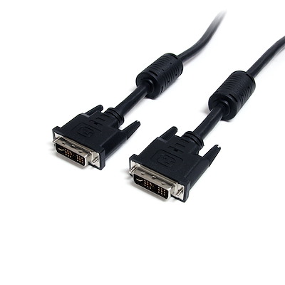 DVIISMM6 Black 6 Feet Male to Male DVI-I Single Link Cable StarTech.com 6 ft DVI-I Single Link Digital Analog Monitor Cable M/M 1920x1200 