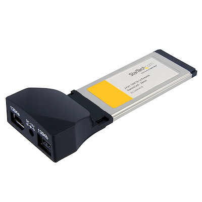 2 Port 1b 1a ExpressCard 34mm Laptop 1394 FireWire Adapter Card