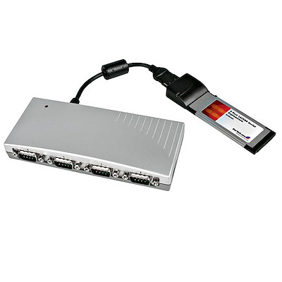 4 Port ExpressCard RS232 Serial Card Adapter with 16950 UART