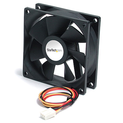 Startech.com ventilateur pc à double roulement à billes - alimentation tx3  - 80 mm - pour Ventilateurs - Composants
