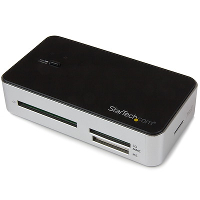 Lector USB 3.0 de Tarjetas de Memoria Flash con Hub Concentrador USB de 2 Puertos y Salida de Carga Rápida