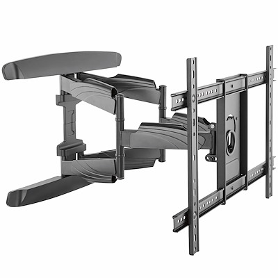 TV Wall Mount supports up to 70 inch VESA Displays - Low Profile Full Motion Universal TV Flat Screen Wall Mount - Heavy Duty Adjustable Tilt/Swivel Articulating Arm Bracket