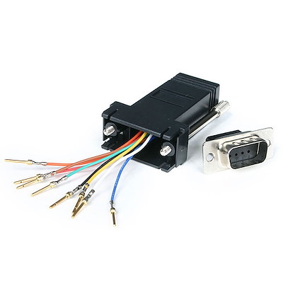 Extender Male DB9 to RJ45 Female RS232 Female M/F Adapter Connecter Convertor CA 
