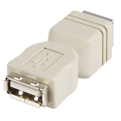 USB A to USB B Cable Adapter - Female to Female