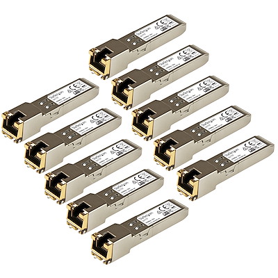 【セット出品】Cisco SFP GLC-T 10 本 Cisco GLC-T Compatible SFP Module (10 Pack) - 1000BASE-T