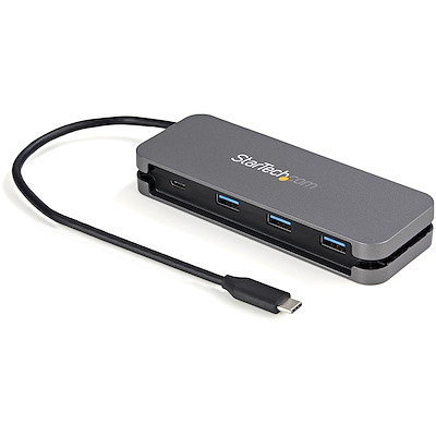Hub USB-C 4-en-1 - 1xHDMI 4K + 3xUSB 3.0 - Pour MacBook, PC, Imprimante - Compact