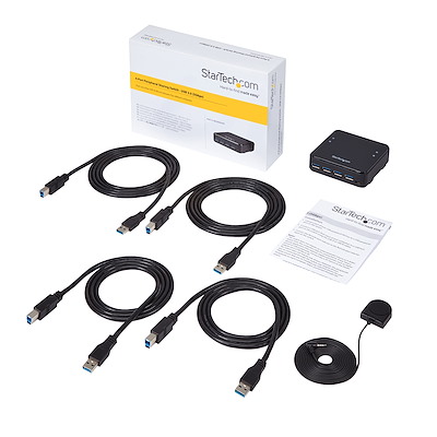 Switch - 4X4 USB Peripheral Sharing - USB-A Hubs | StarTech.com