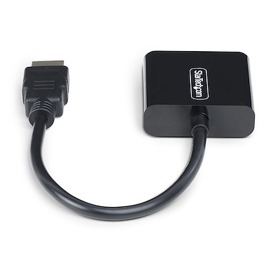 HP 大型ディスプレイ HDMI VGA接続 HDMI信号をVGAに変換するアダプター。HDMI対応ノートパソコンや