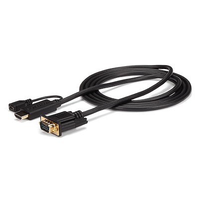 Cavo Adattatore HDMI A VGA 10 Piedi Con Chip Integrato E Connettori Placcati Oro Per Monitor E Proiettori