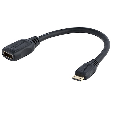 maximize Suitable share StarTech.com Mini HDMI to HDMI Adapter - HDMI® Cables & HDMI Adapters
