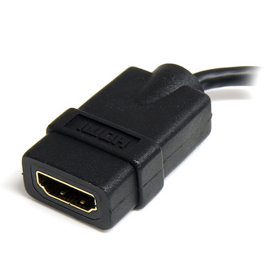 Câble Micro HDMI Actif vers HDMI avec Ethernet 5m - Vidéo 4K 30Hz - Câble  Adaptateur/Convertisseur Micro HDMI Type-D Haute Vitesse vers HDMI 1.4 