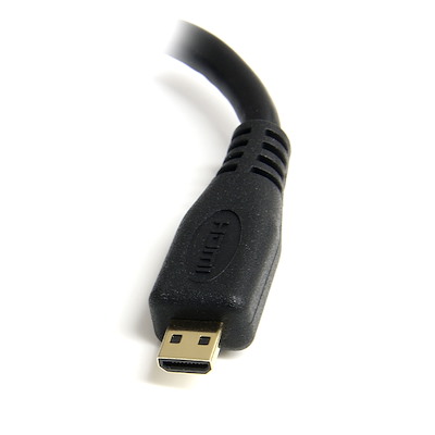 Cable HDMI Negro Startech con. B: Mini HDMI Macho, long. 12.7cm