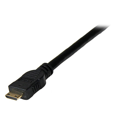 ミニHDMI - DVI 変換ケーブル／2m／DVI-D - Mini HDMI アダプタ／1920x1200／ミニHDMI タイプCオス -  DVI-D オス