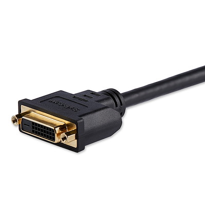 HDMI - DVI-D変換アダプタケーブル 20cm HDMI(オス) - DVI-D(メス)