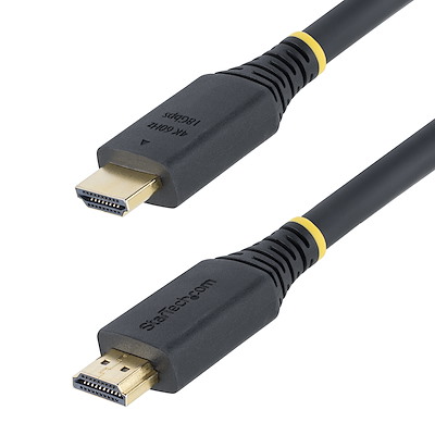 StarTech.com ハイスピードHDMIケーブル 15m HDMI 2.0 50ft (15m) Active HDMI 2.0 Cable, CMP, Plenum Rated, High