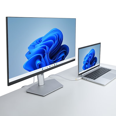 1.8m、ホワイト。最大解像度4K60Hzおよび1440p144Hzのスムーズな映像を