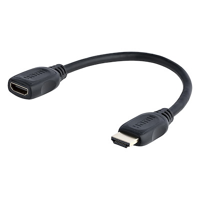 High Speed HDMI® Cable - Port Saver Cable - M/F