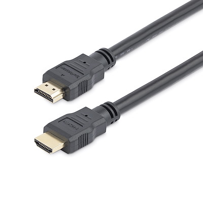 50cm HDMI Kabel - 4K High Speed HDMI Kabel met Ethernet - UHD 4K 30Hz Video - HDMI 1.4 Kabel - Ultra HD HDMI Schermen, Projectors, TVs & Displays - Zwarte HDMI Kabel - M/M