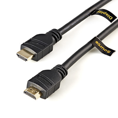 10m Aktives HDMI Kabel - 4K High Speed HDMI Kabel mit Ethernet - CL2 Rated für die Wandverlegung - 4K 30Hz Video - HDMI 1.4 Kabel - Für HDMI Monitor, Projektor, TV, Display