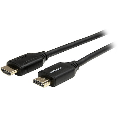 6ft (2m) Premium Certified HDMI 2.0 Cable with Ethernet - High Speed Ultra HD 4K 60Hz HDMI Cable HDR10 - HDMI Cord (Male/Male Connectors) - For UHD Monitors, TVs, Displays