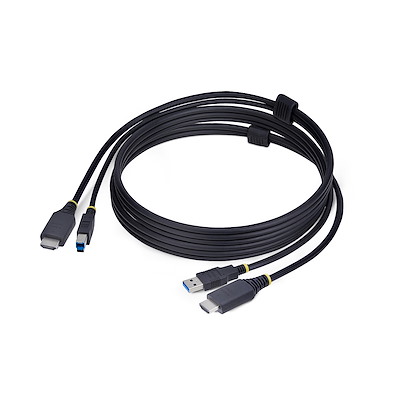 KVMケーブル／1.8m／HDMI & USB 3.0 Type-A - Type-B 5Gbps／4K60Hz