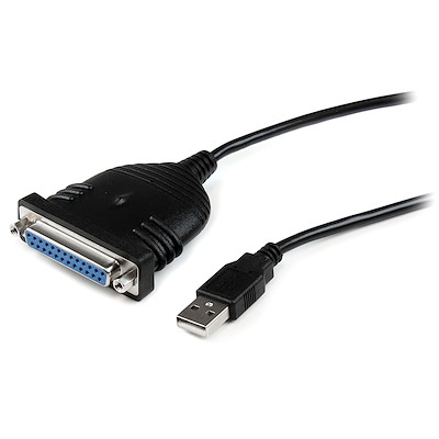 Cable  de 1,8m Adaptador de Impresora Paralelo DB25 a USB A - H/M
