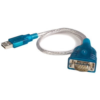 Cable de 0.3m USB a Puerto Serial RS232 DB9