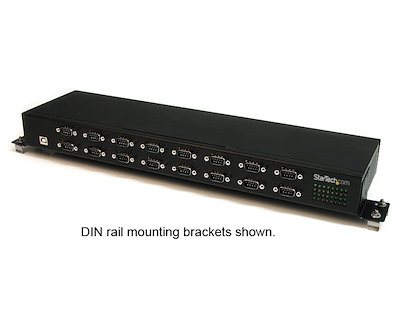 分配器・切替器 StarTech 16-Port USB Hub ICUSB23216FD 16 Port Rackmount FTDI USB to Serial COM Adapter Hub - RS232