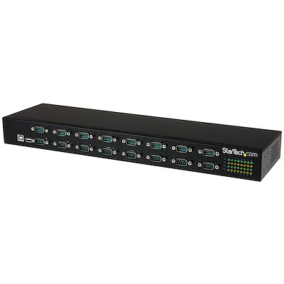 Hub série RS232 à 16 ports - Adaptateur USB vers 16x DB9 RS232 à montage en rack