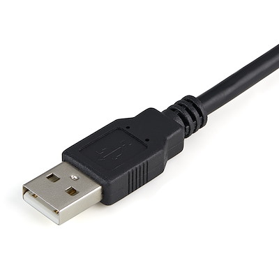 1 Port FTDI USB to Serial RS232 Adapter Cable with COM Retention