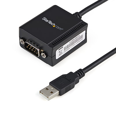 1 Port FTDI USB to Serial RS232 Adapter Cable with COM Retention