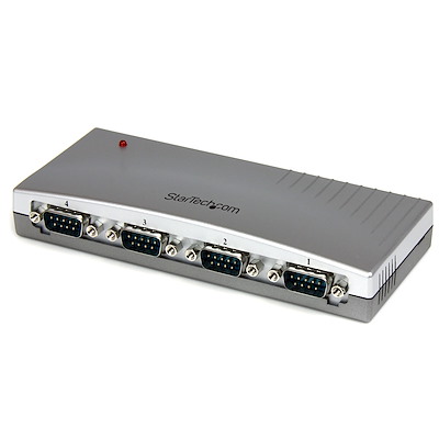 Hub série RS232 à 4 ports - Adaptateur USB vers 4x DB9 RS232 alimenté par bus