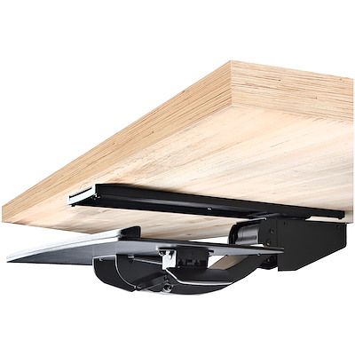 STARTECH Under-Desk Keyboard Tray, Clamp-on Keyboard Holder, Supports