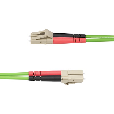 25m (82ft) LC to LC (UPC) OM5 Multimode Fiber Optic Cable, 50/125µm Duplex LOMMF Zipcord, VCSEL, 40G/100G, LSZH Fiber Jumper Cord 25m (82ft) LC to LC (UPC) OM5 Multimode Fiber Optic Cable, 50/125µm Duplex LOMMF Zipcord, VCSEL, 40G/100G, LSZH Fiber Jumper Cord