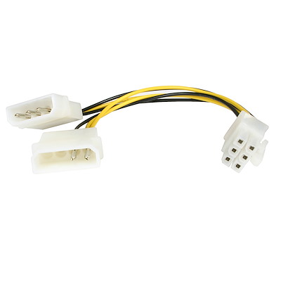 Deportes Lengua macarrónica piel Cable Adaptador LP4 a PCI Express 6 Pin - Cables de Alimentación para  Ordenadores - Internos | StarTech.com España