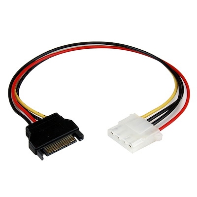 12in SATA to LP4 Power Cable Adapter - F/M