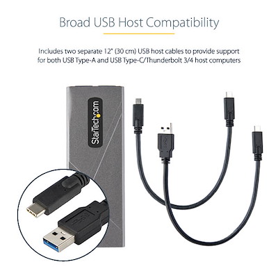 Acheter Boîtier SSD StarTech M.2/USB 3.2 (M2-USB-C-NVME-SATA)