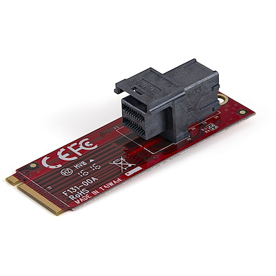 U.2 (SFF-8643) to M.2 PCI Express 3.0 x4 Host Adapter Card for 2.5” U.2 NVMe SSD