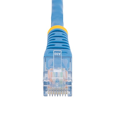 StarTech.com Cat5e Ethernet Cable 8 ft Blue - Cat 5e Molded Patch Cable -  M45PATCH8BL - Cat 5 Cables 