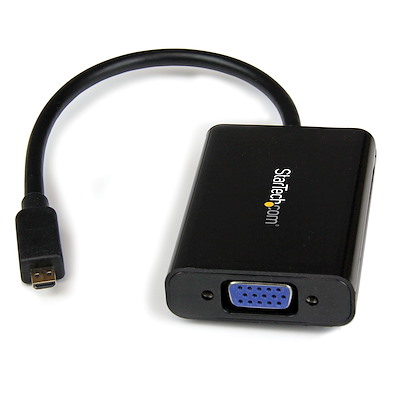 udlejeren Enlighten Læs Micro HDMI to VGA Adapter with Audio - Video Converters | StarTech.com