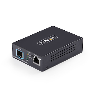 10GbE SFP+トランシーバーを使用した、10GBASE-T銅線ネットワークと