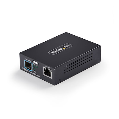 Connect a Gigabit copper network to a Gigabit fiber network using