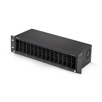 Centralize edge conversions with a 15-slot rack that simplifies