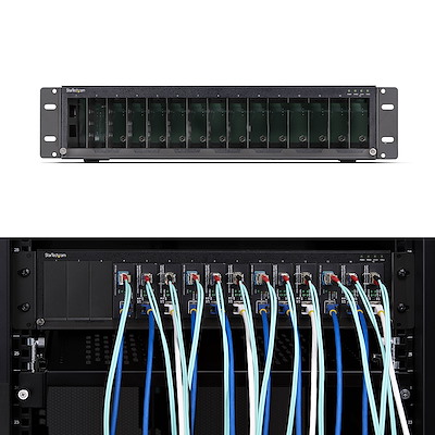 Centralize edge conversions with a 15-slot rack that simplifies