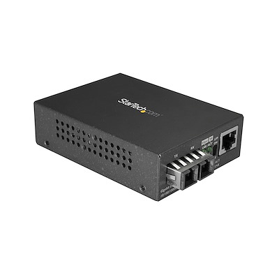 Convertidor De Medios De Fibra Sc Monomodo Ethernet De 1.000 