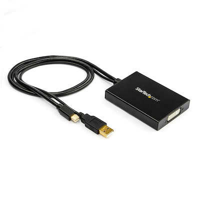 Mini DisplayPort to Dual-Link DVI Adapter - USB Powered - Black